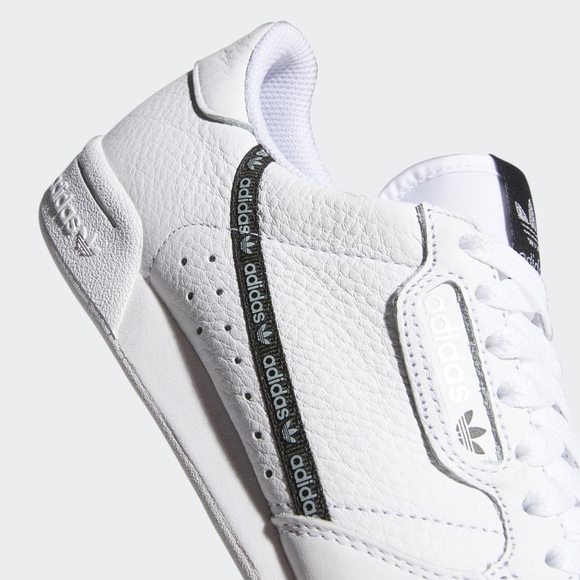 Adidas White / Black CONTINENTAL 80 SHOES - Picture 10 of 11